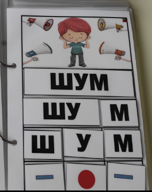 Посібник з навчання дітей читати та робити звуковий аналіз слів.🔡 000113 фото