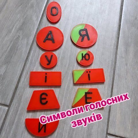 Символи голосних букв А,О,У...  000042 фото