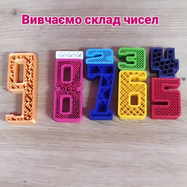 "Математичний набір цифр та знаків" (РІА-пластик) 000012 фото