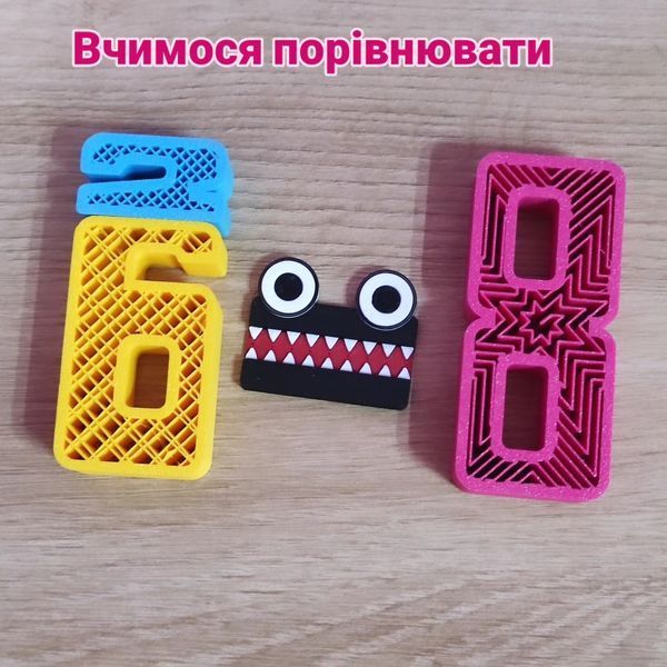 "Математичний набір цифр та знаків" (РІА-пластик) 000012 фото